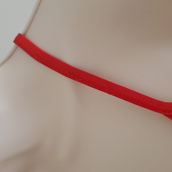 Ambrielle Red One-piece Sexy Red Bathing Suit - Picture 4 of 7